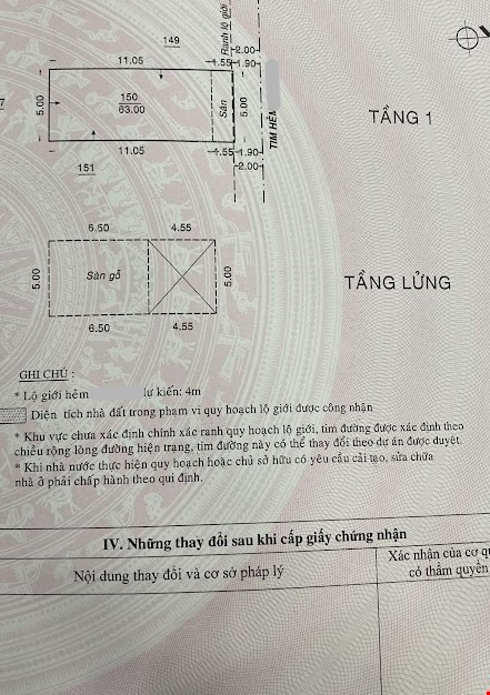 63m2 ÂU CƠ HẺM 4M, 5 X 12.6m, HƠN 5 TỶ